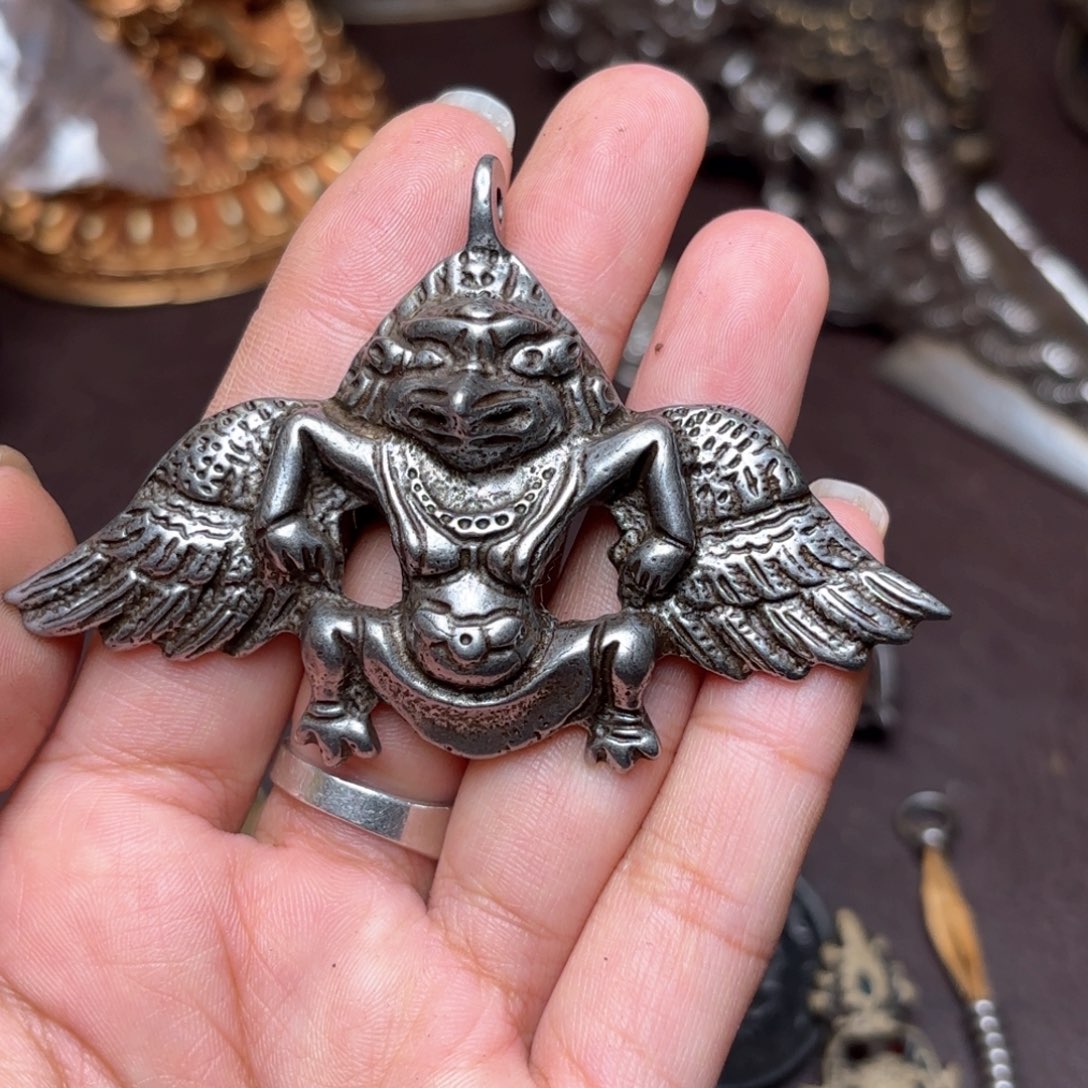 铜星月菩提吊坠项链