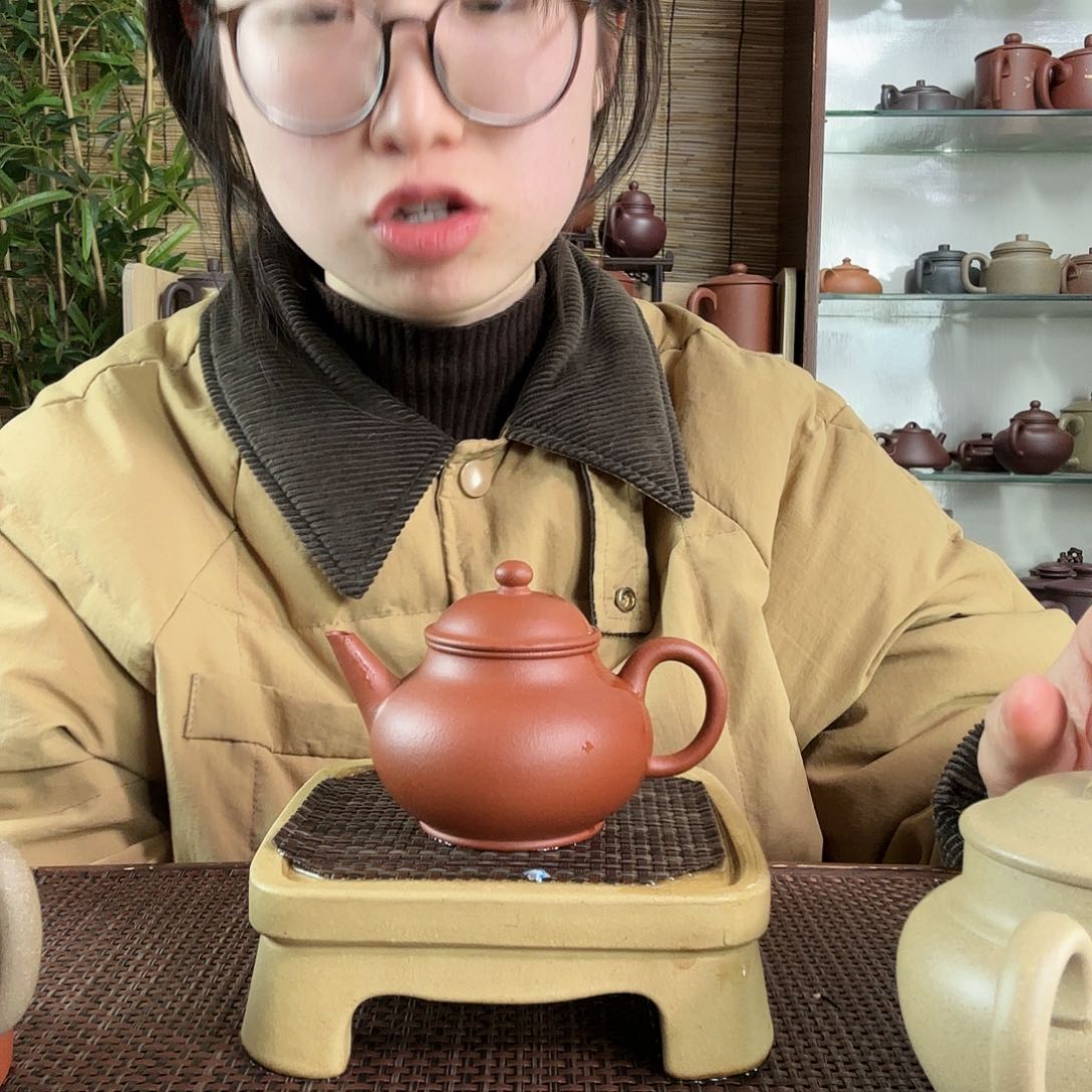 紫砂茶杯半手改良水平紫砂壶120CC