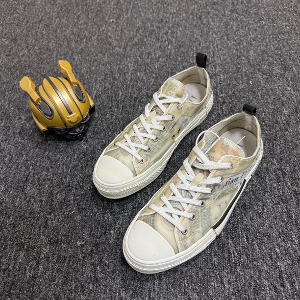 95新 DIOR/迪奥 /40码/43码/B23/报纸老花满印板鞋/公价8600