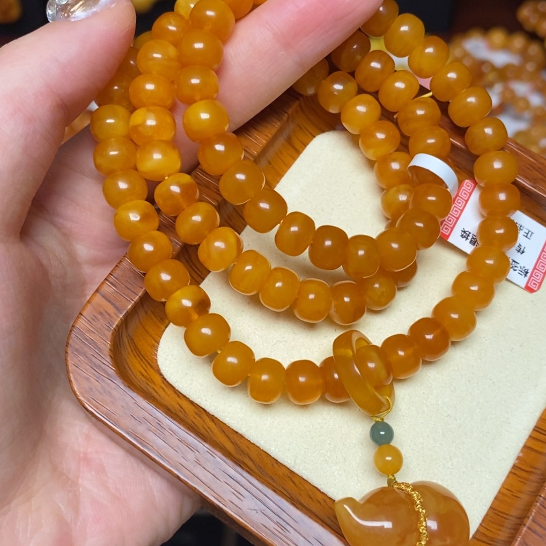 【闪购商品】蜜蜡手链未镶嵌手串