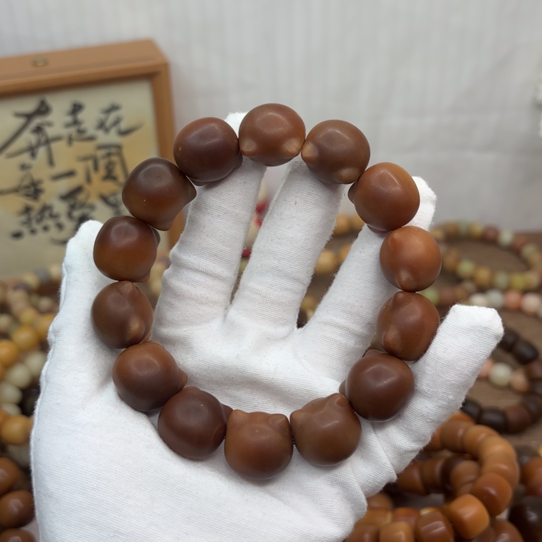 菩提根/象牙果吊坠18干磨星辰落地果糖油猫头028