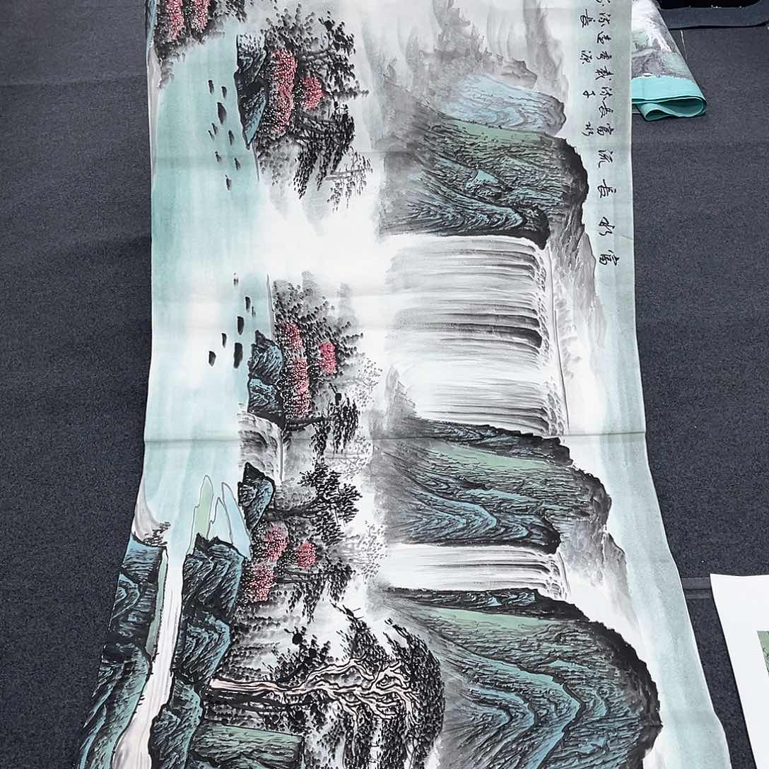 国画国画纯手工作品