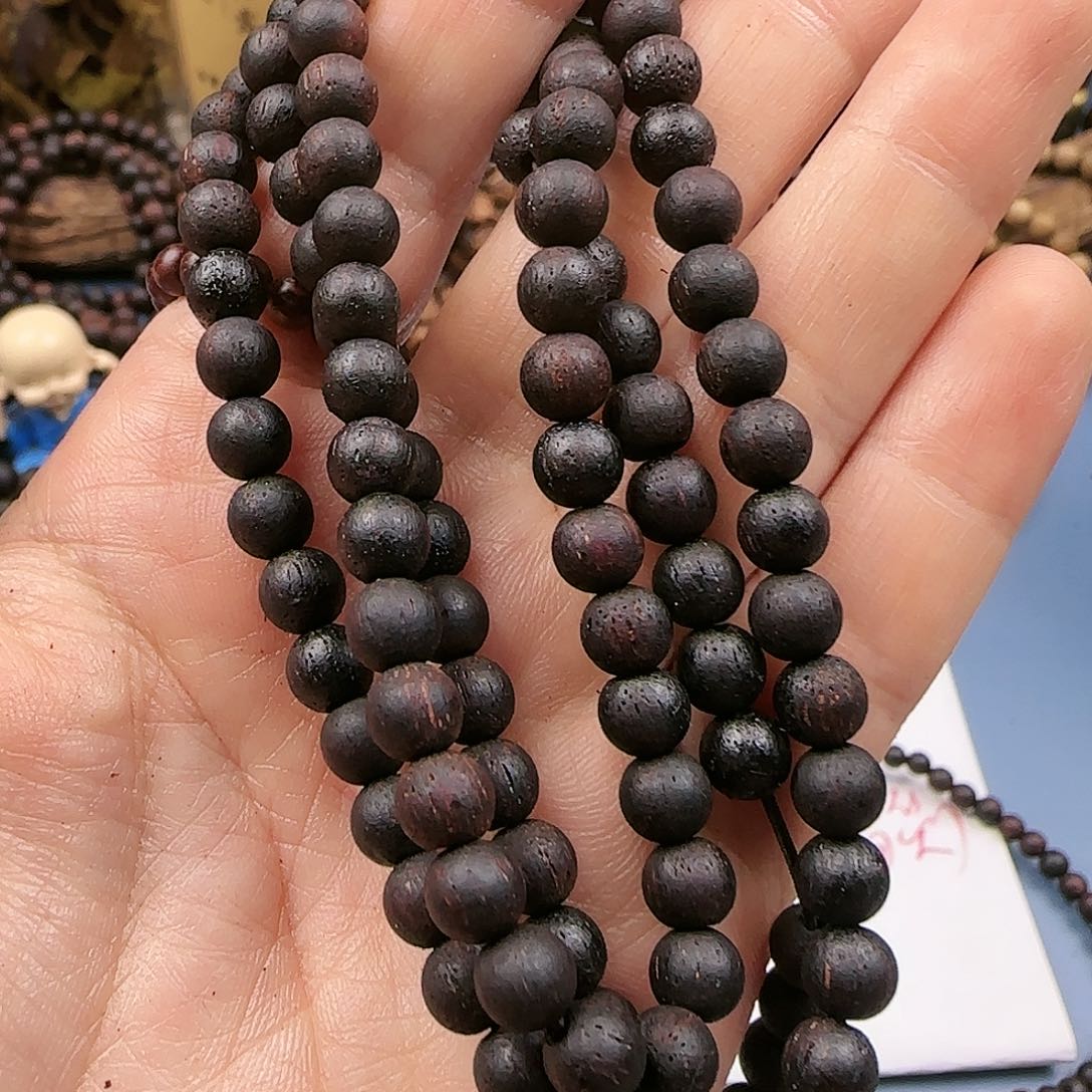 降真香手串/手链0.6#108高油高密棋楠多圈