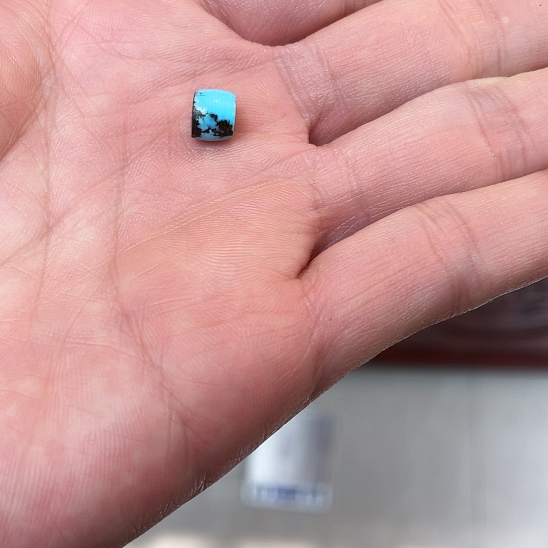 懒***雯星月菩提手串纯天然蓝色桶珠