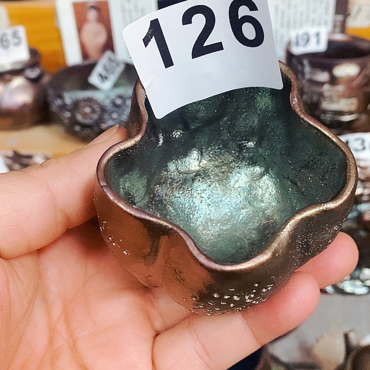 紫砂茶杯柴烧纯手工126