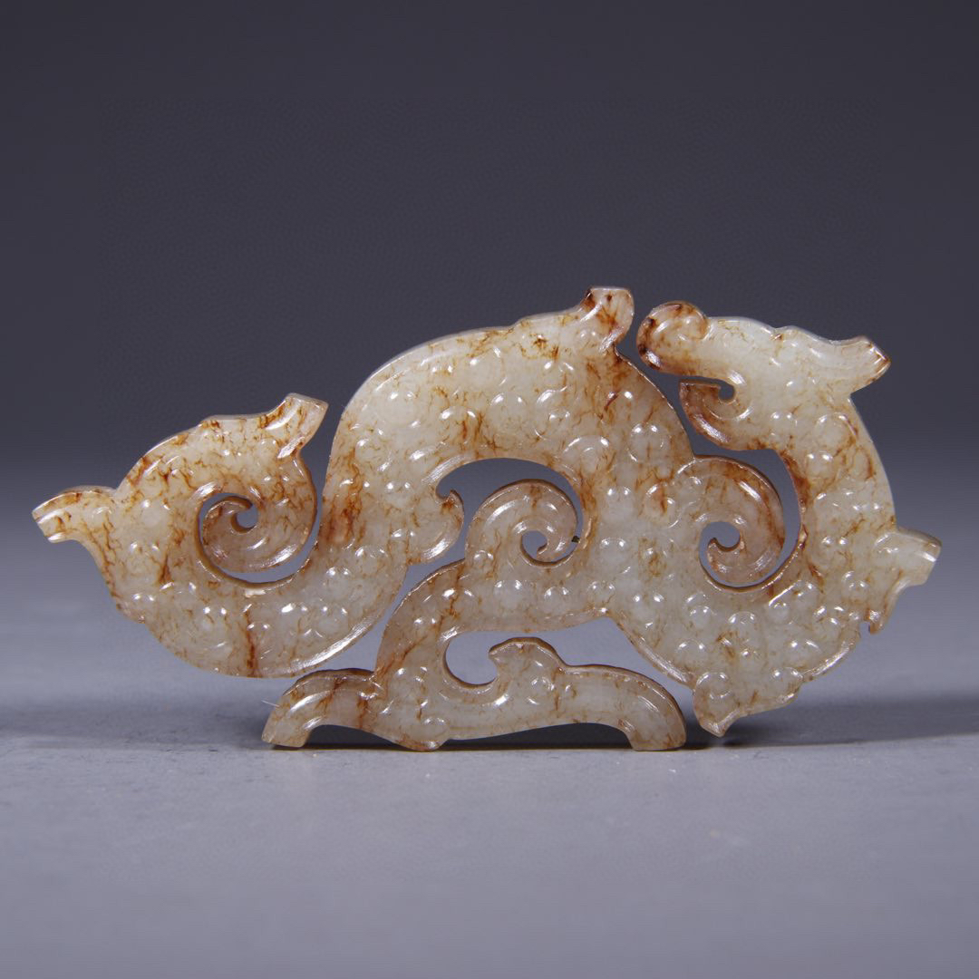 清代 和田玉龙纹玉壁 G高89622