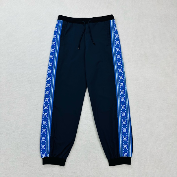 99新 LouisVuitton/路易威登 费尔岛串标logo运动裤/L码/WL1709