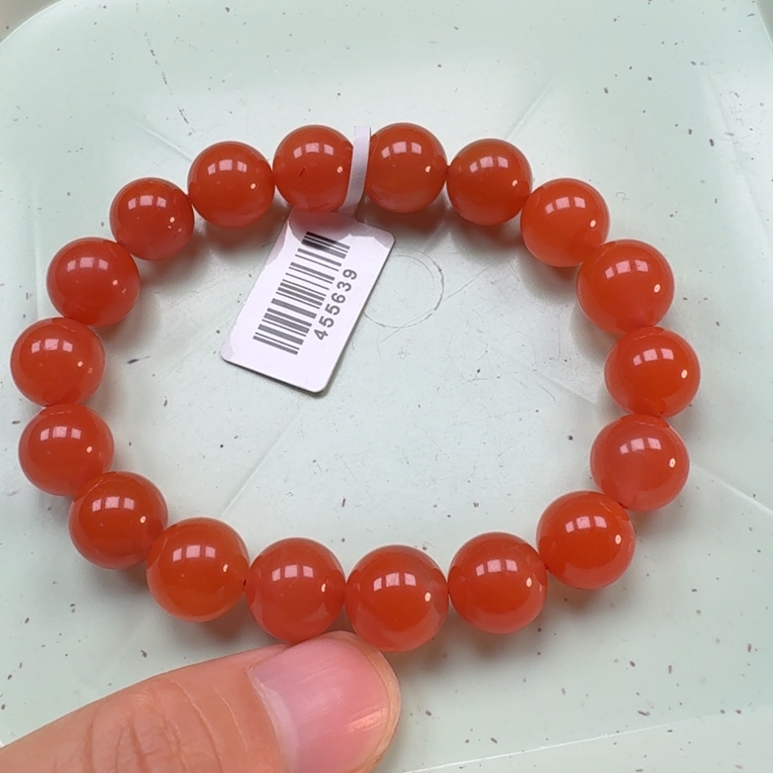 南红玛瑙未镶嵌手串11mm