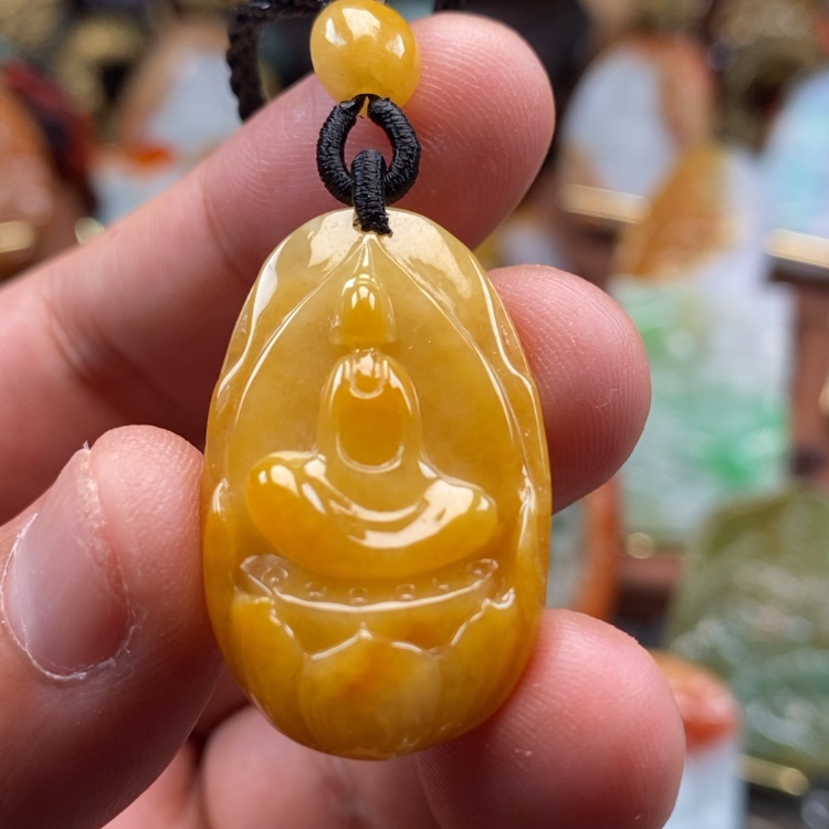 【闪购商品】颈饰未镶嵌翡翠缅甸翡翠A货吊坠