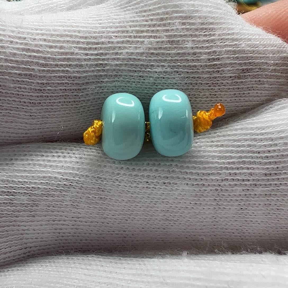 绿松石鼓珠 未镶嵌