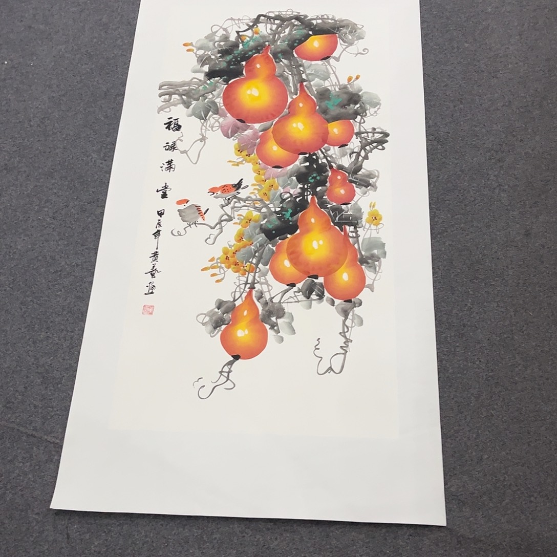 国画D国画作品单幅任发