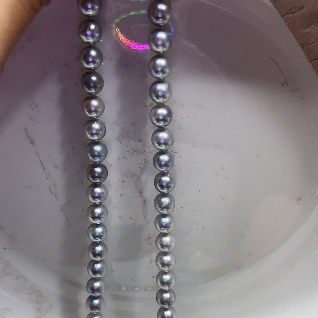 颈饰银S925镶嵌海水珍珠