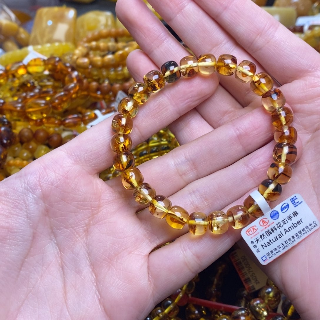 琥珀未镶嵌珠宝奇石