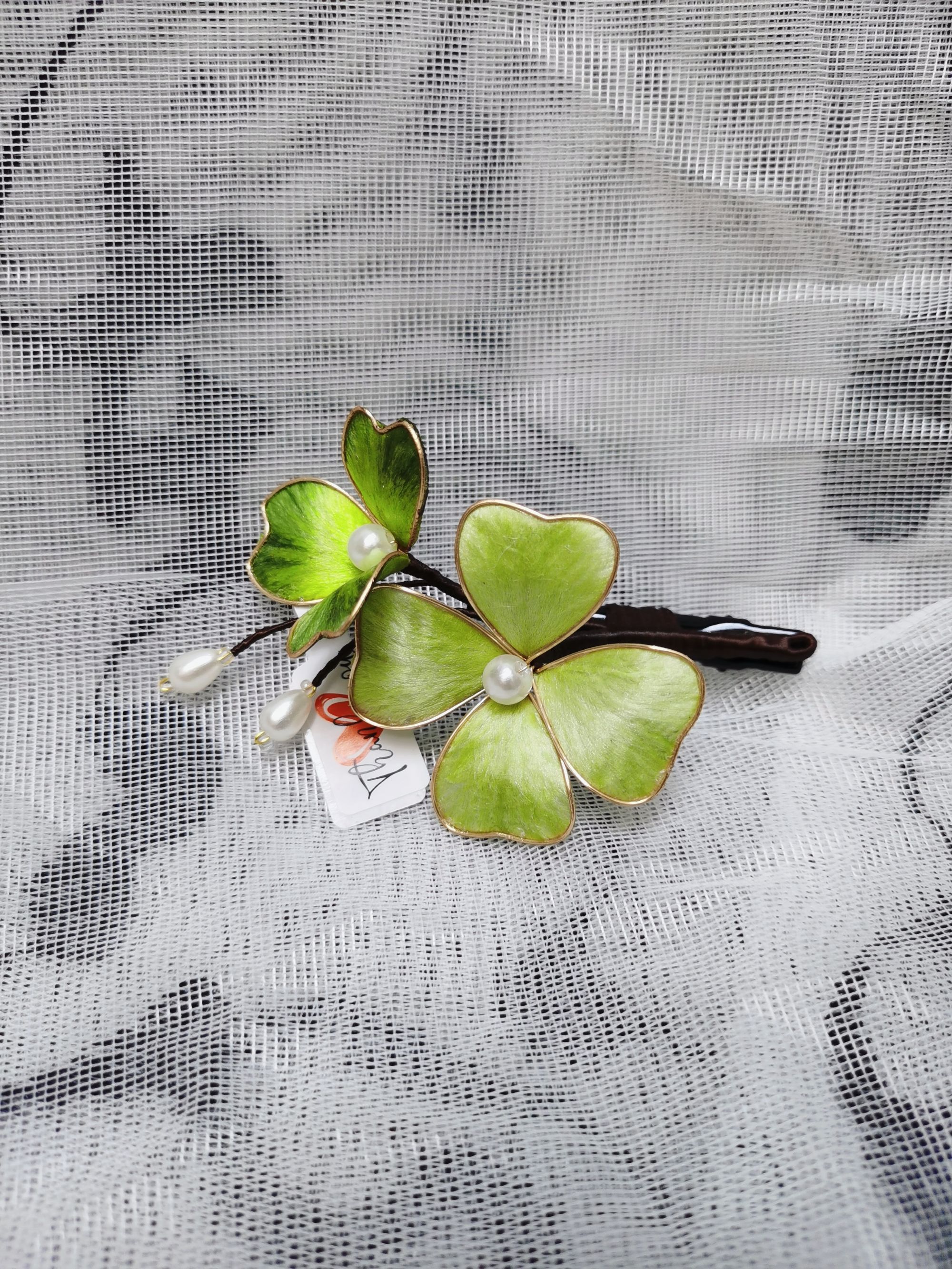 原创手工非遗绒花发簪子古风复古发饰现代百搭收藏中国风汉服发钗