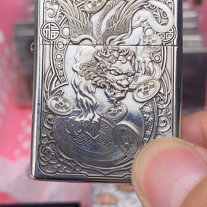 过**烟九钱定制银黄铜时刻经雕工艺