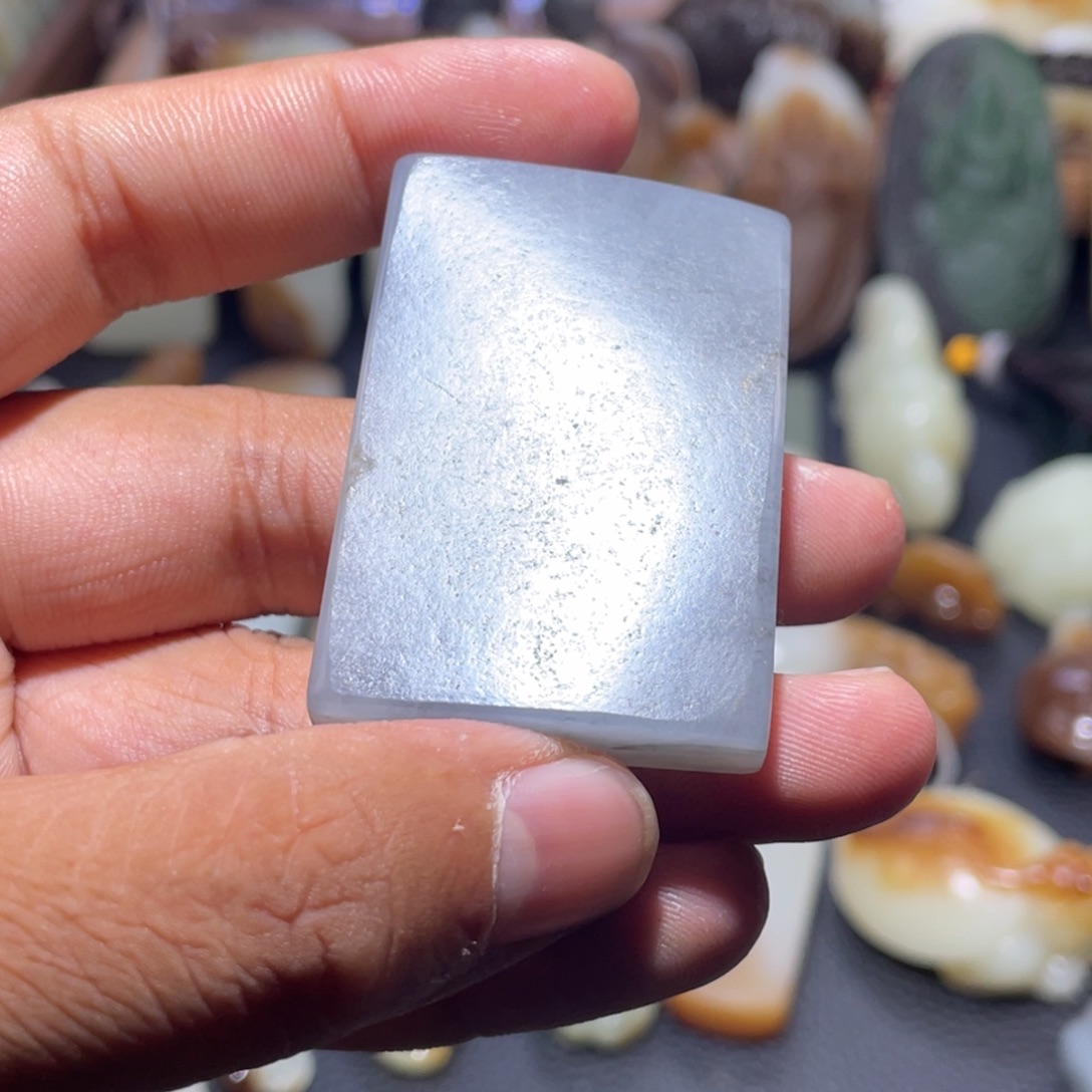 和田玉未镶嵌戒指