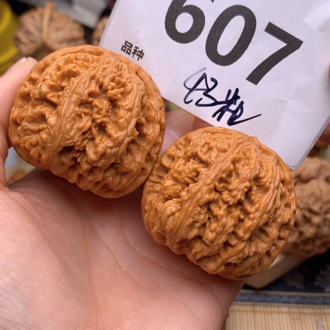 文玩核桃把件607号43粗筋