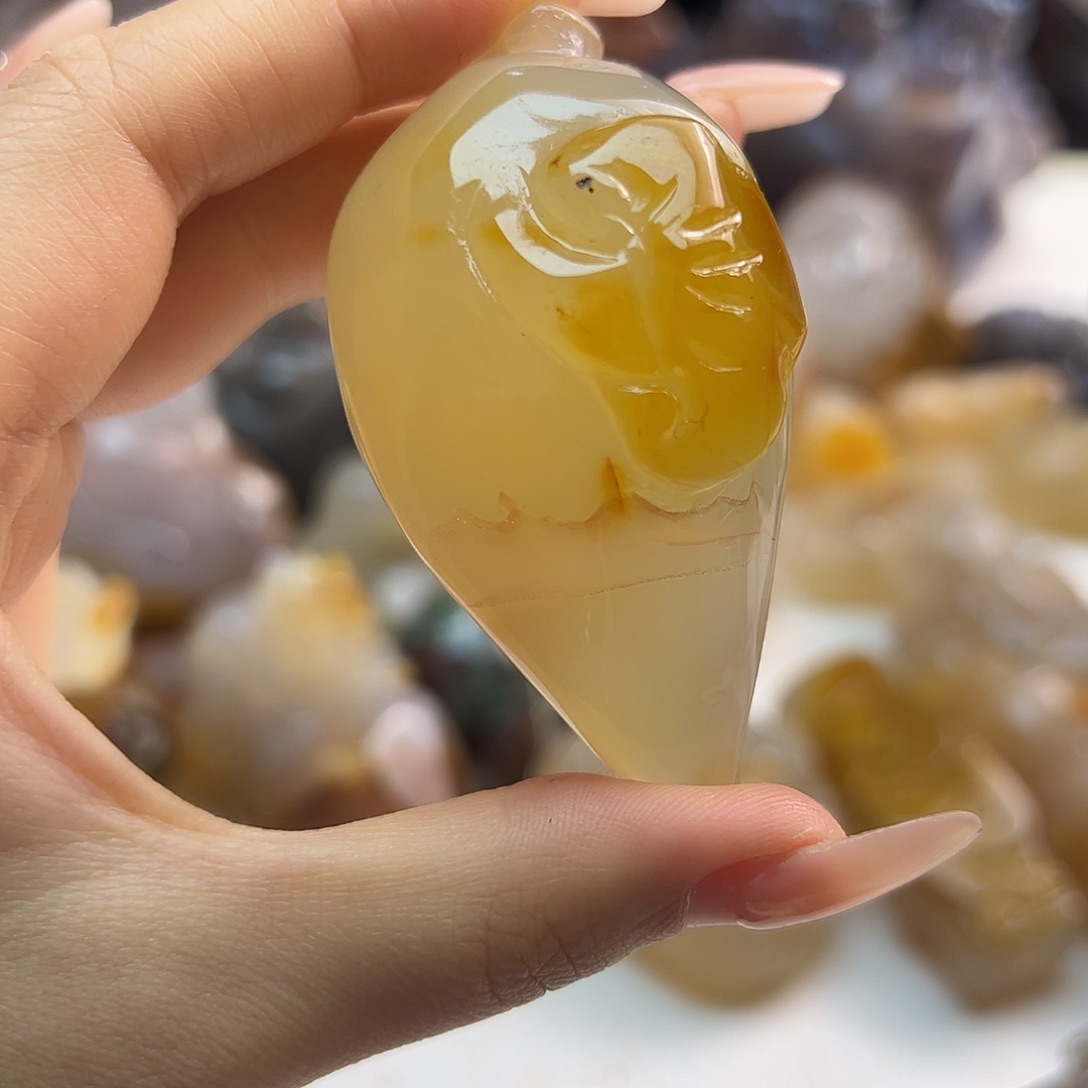 玛瑙/玉髓合金颈饰
