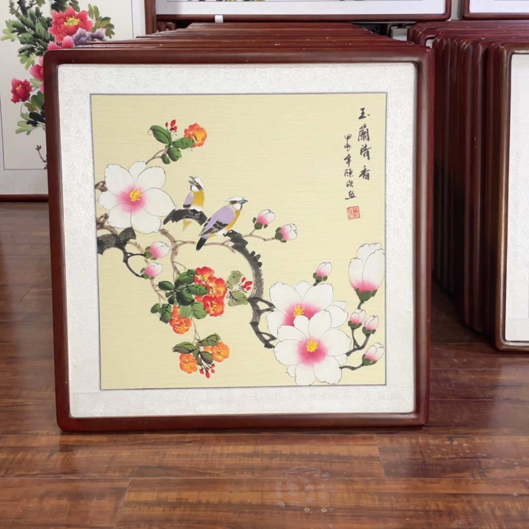 国画带框尺寸63*63厘米