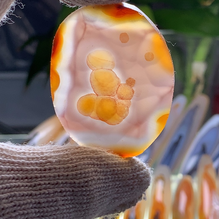 未镶嵌玛瑙/玉髓珠宝半成品208