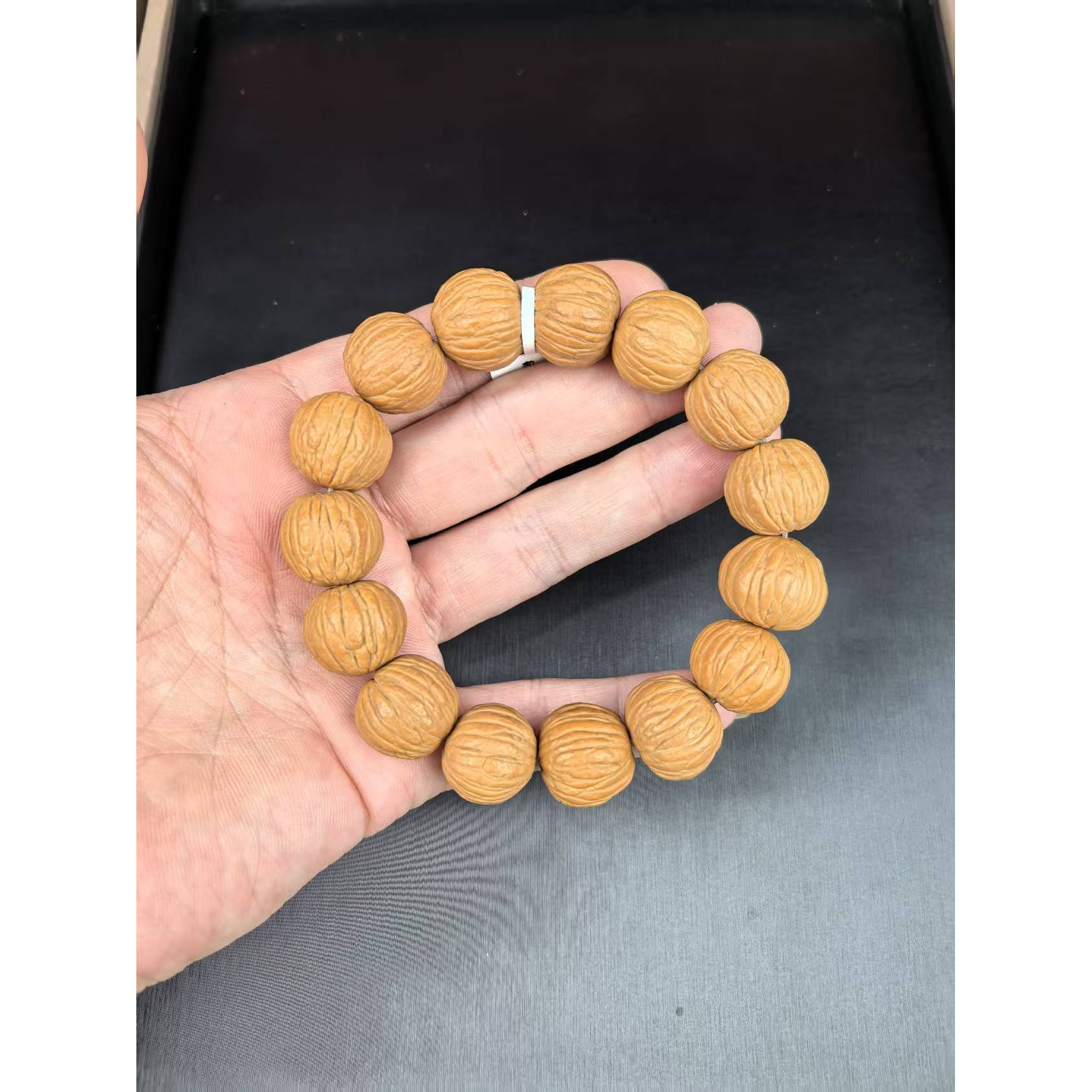 猴头核桃手串男女款卡16 380文玩（无礼盒）