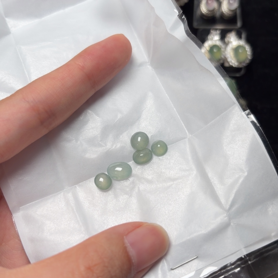 翡翠散珠翡翠裸石蛋面5 号