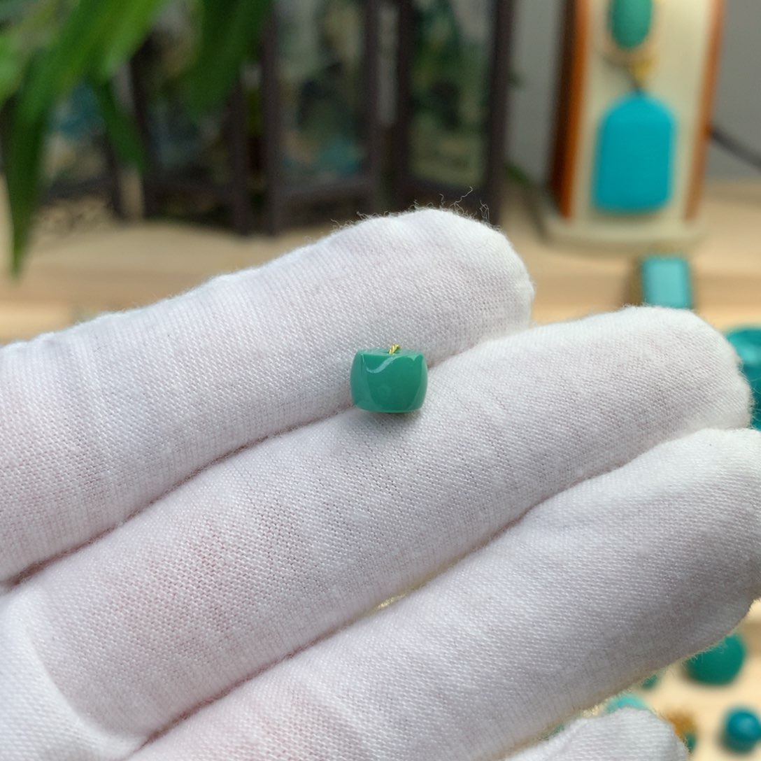 绿松石珠宝半成品未镶嵌