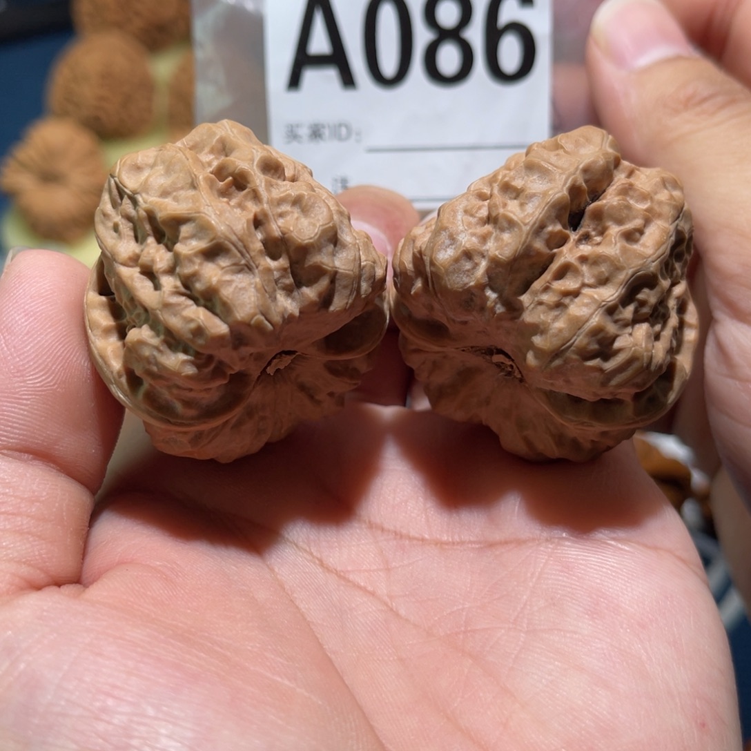 把件文玩核桃蛤蟆头41-44全品