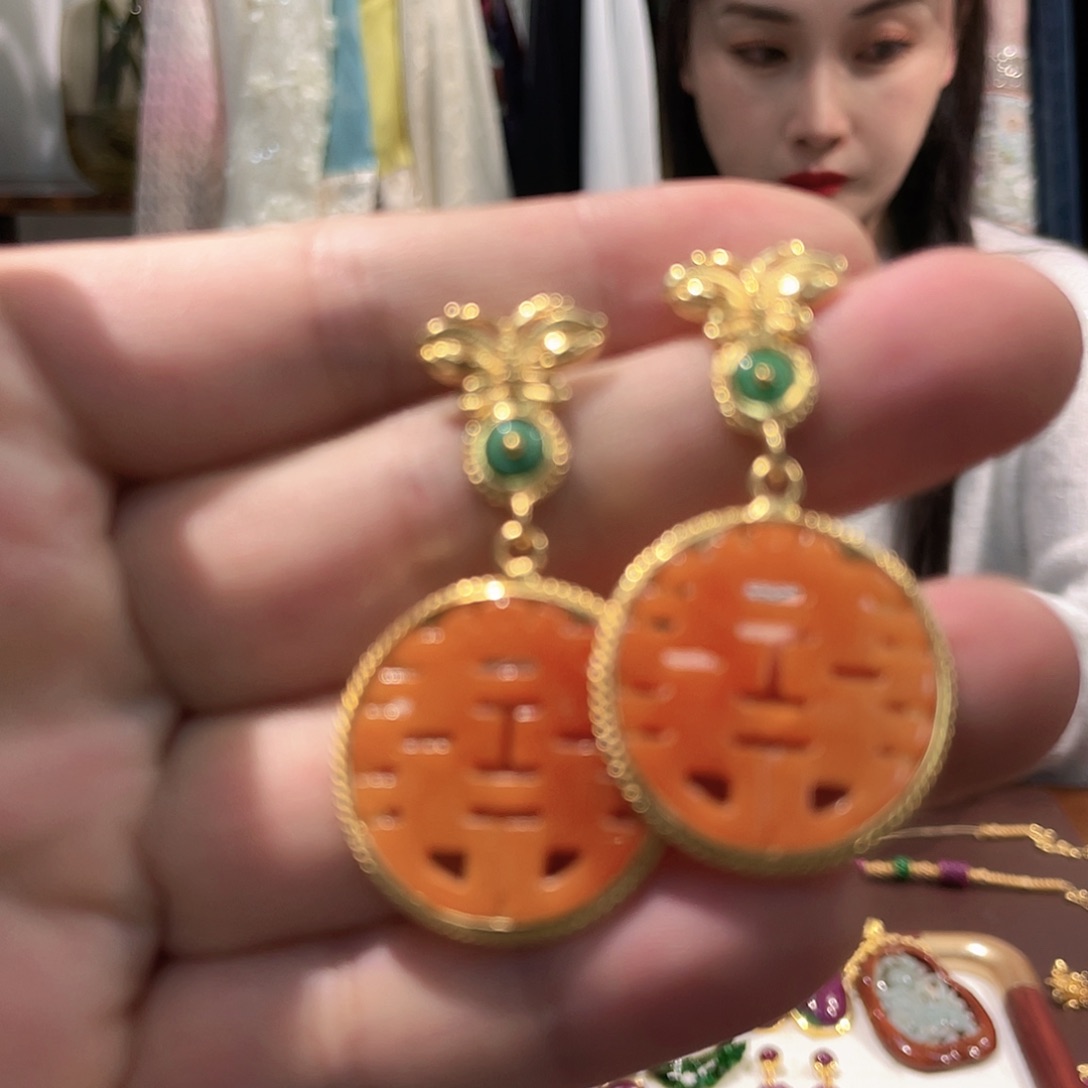 锦纶非金属耳坠子