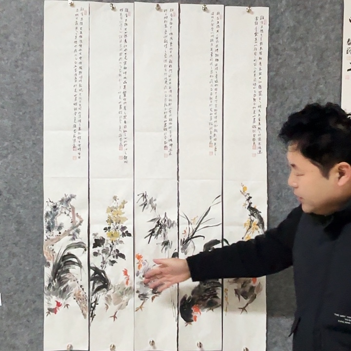 国画闲堂春民国画作品