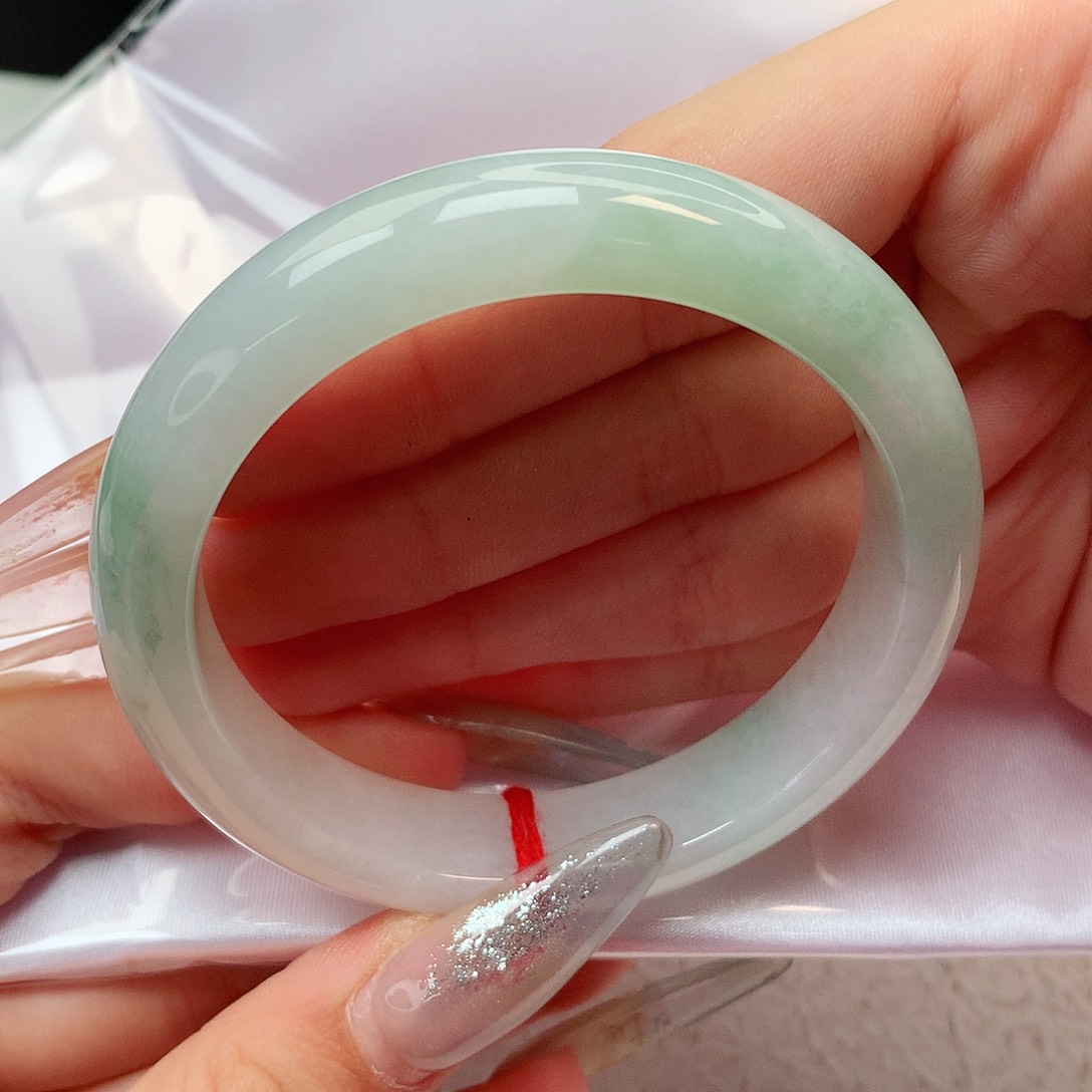 未镶嵌手镯翡翠正圈56