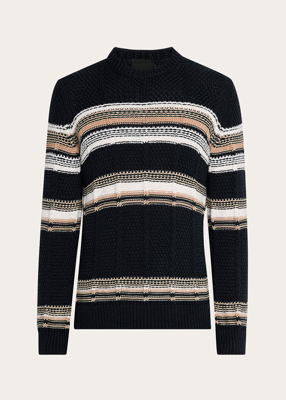 ZZ同款 圆领长袖套头针织衫 多色