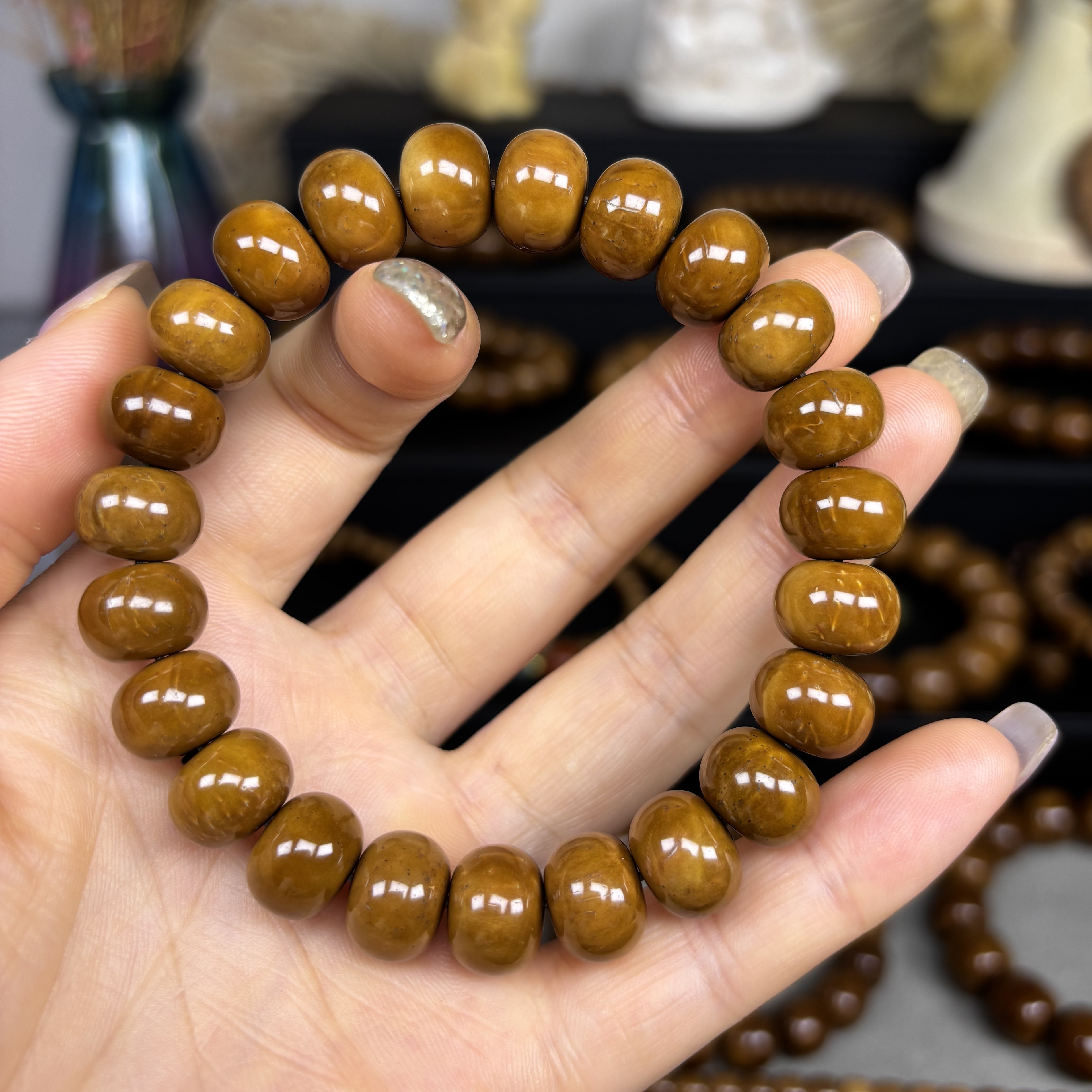 库克算盘珠9*12精挑特级手串款