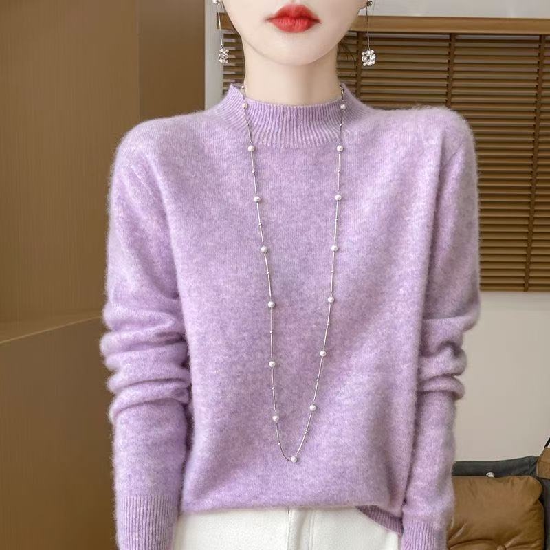 【崔万志精选】一线成衣 半高领 秋冬款羊毛衫 针织衫