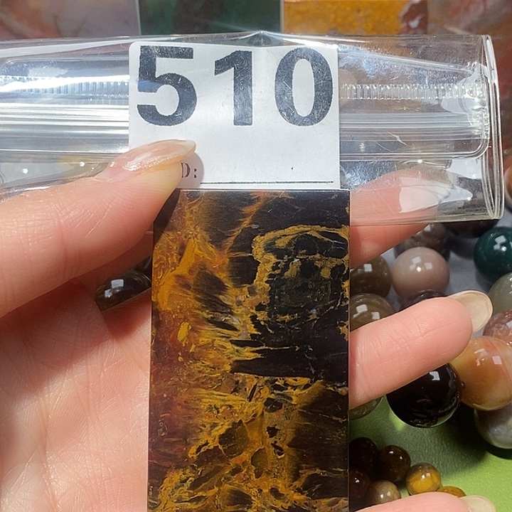 硅化玉未镶嵌天然北票树化玉吊坠