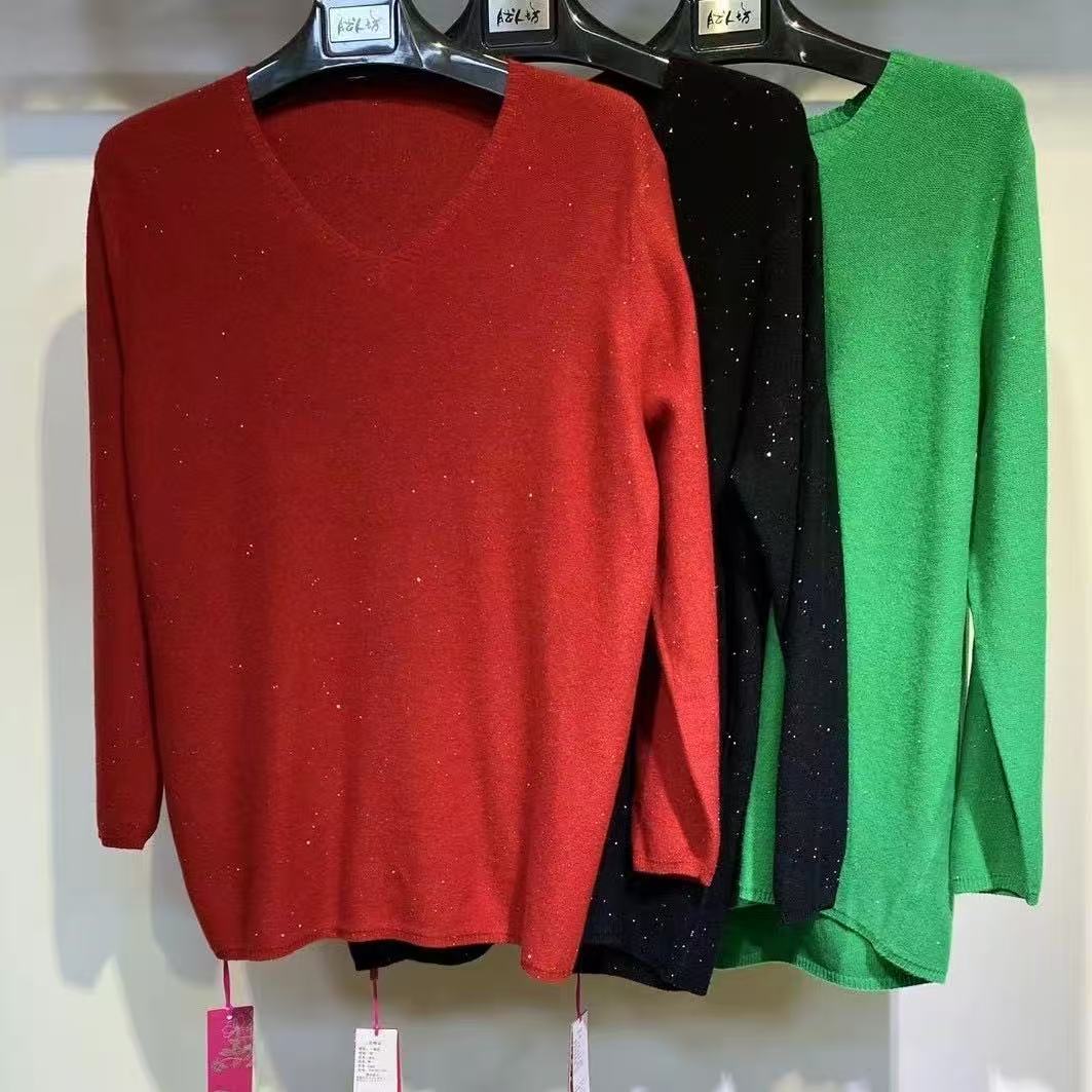 （M0）胖人坊大码女装 毛衣   0385  衣长  74   122