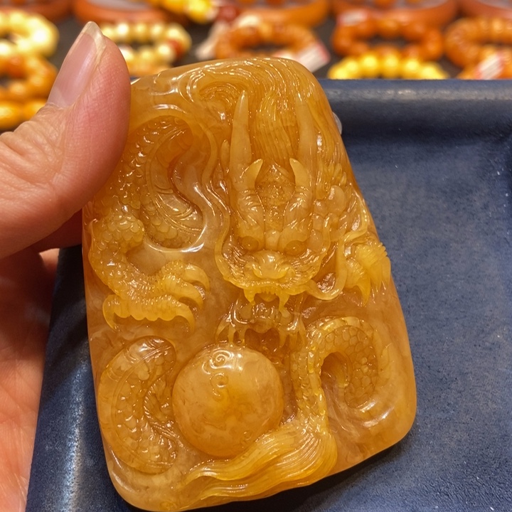 琥珀吊坠(不含链)未镶嵌