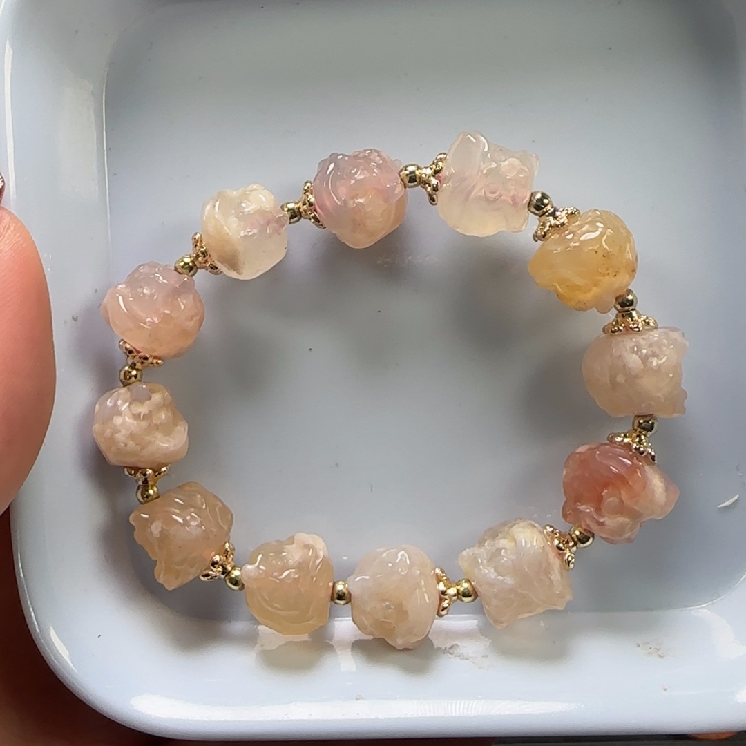 玛瑙/玉髓珠宝半成品未镶嵌