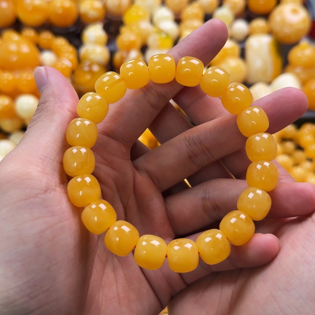 琥珀未镶嵌珠宝奇石12mm同料