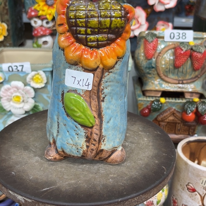 紫砂花盆粗陶材质多肉花盆