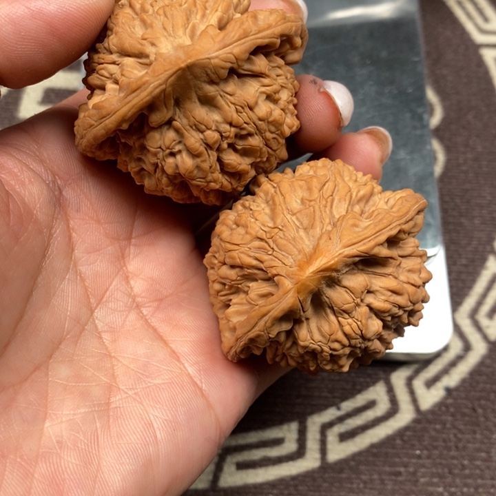 文玩核桃吊坠官帽微修