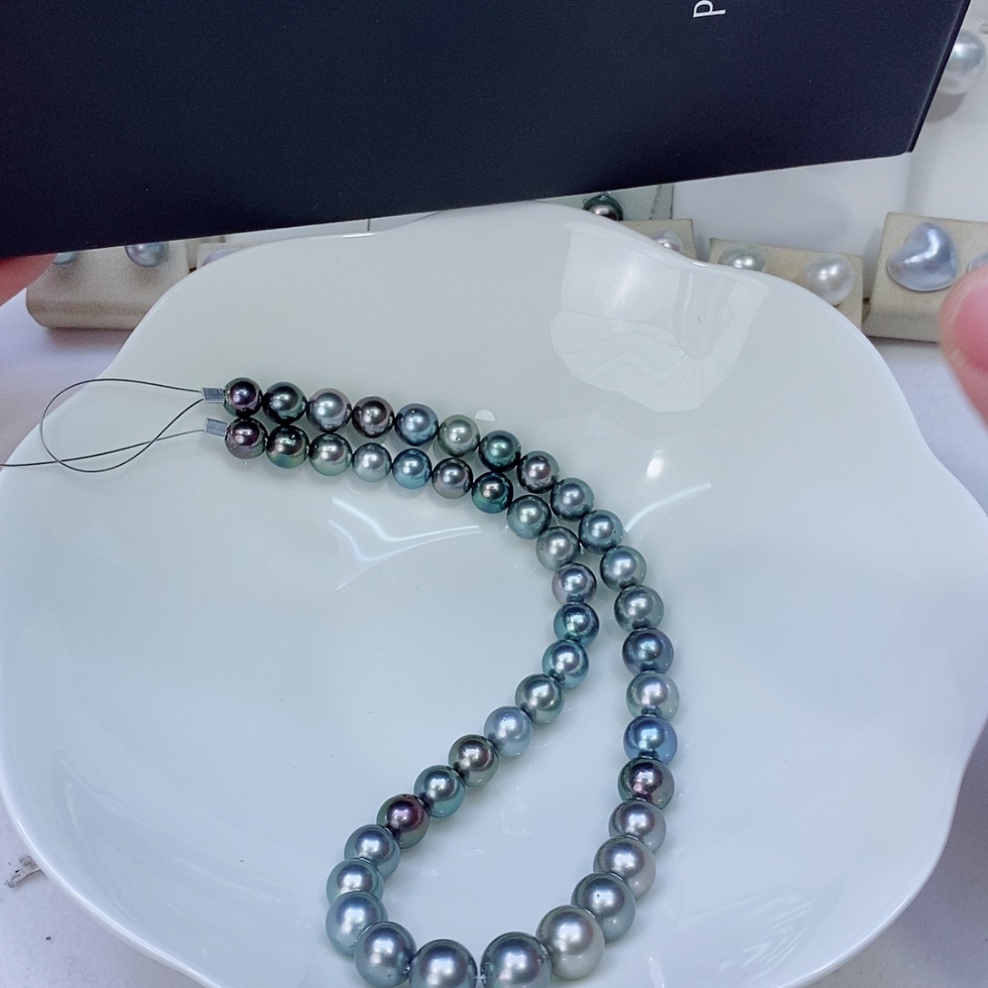 海水珍珠颈饰银S925镶嵌