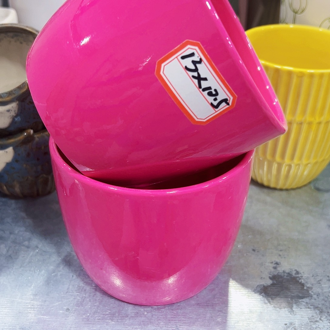 有孔外贸尾单陶瓷花盆凑单10米包邮