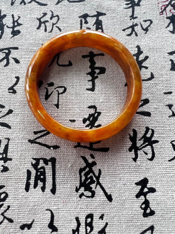 W2151-五七➕缅甸翡翠手镯