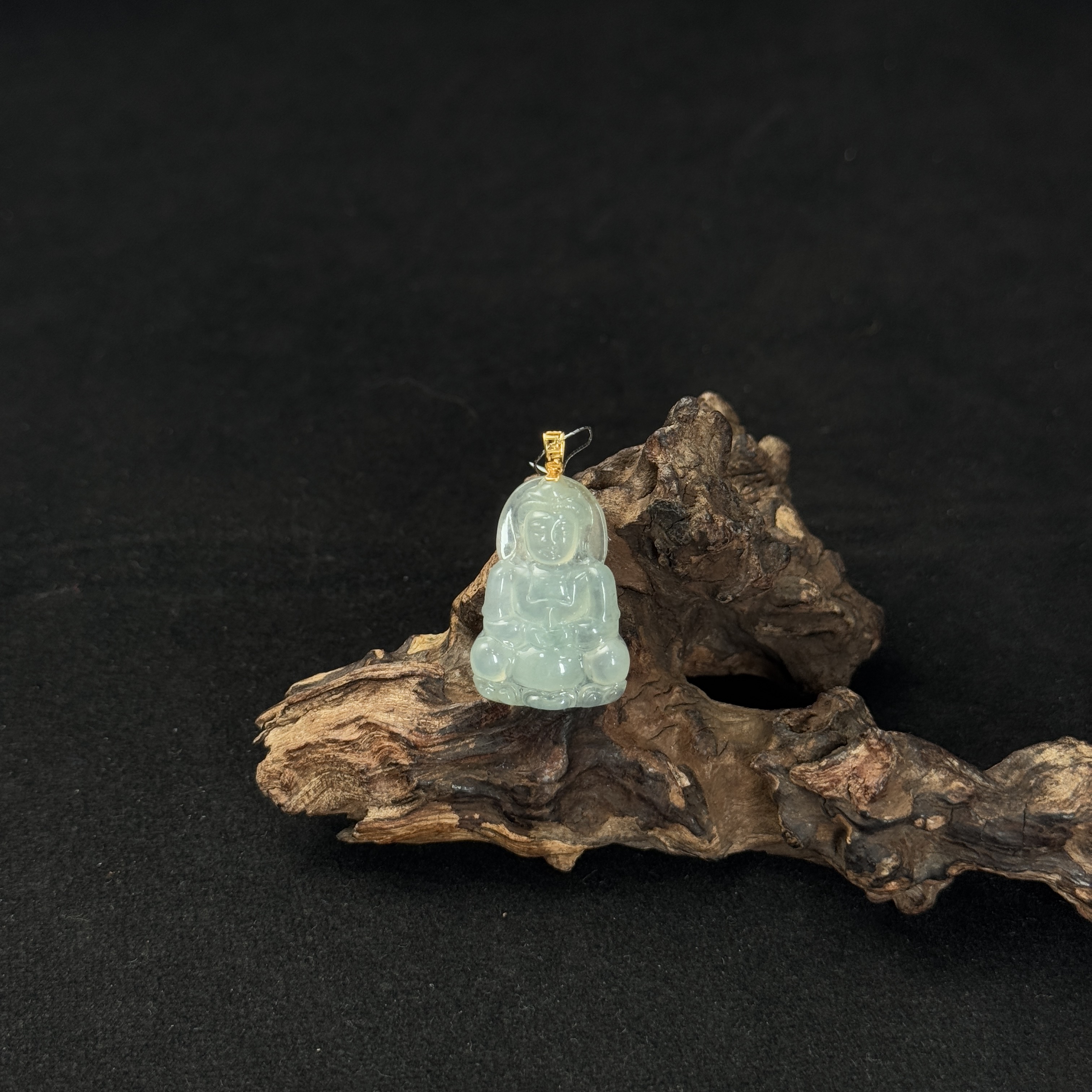 【诚翠拍品第一百零六期午】翡翠19吊坠YM7021金