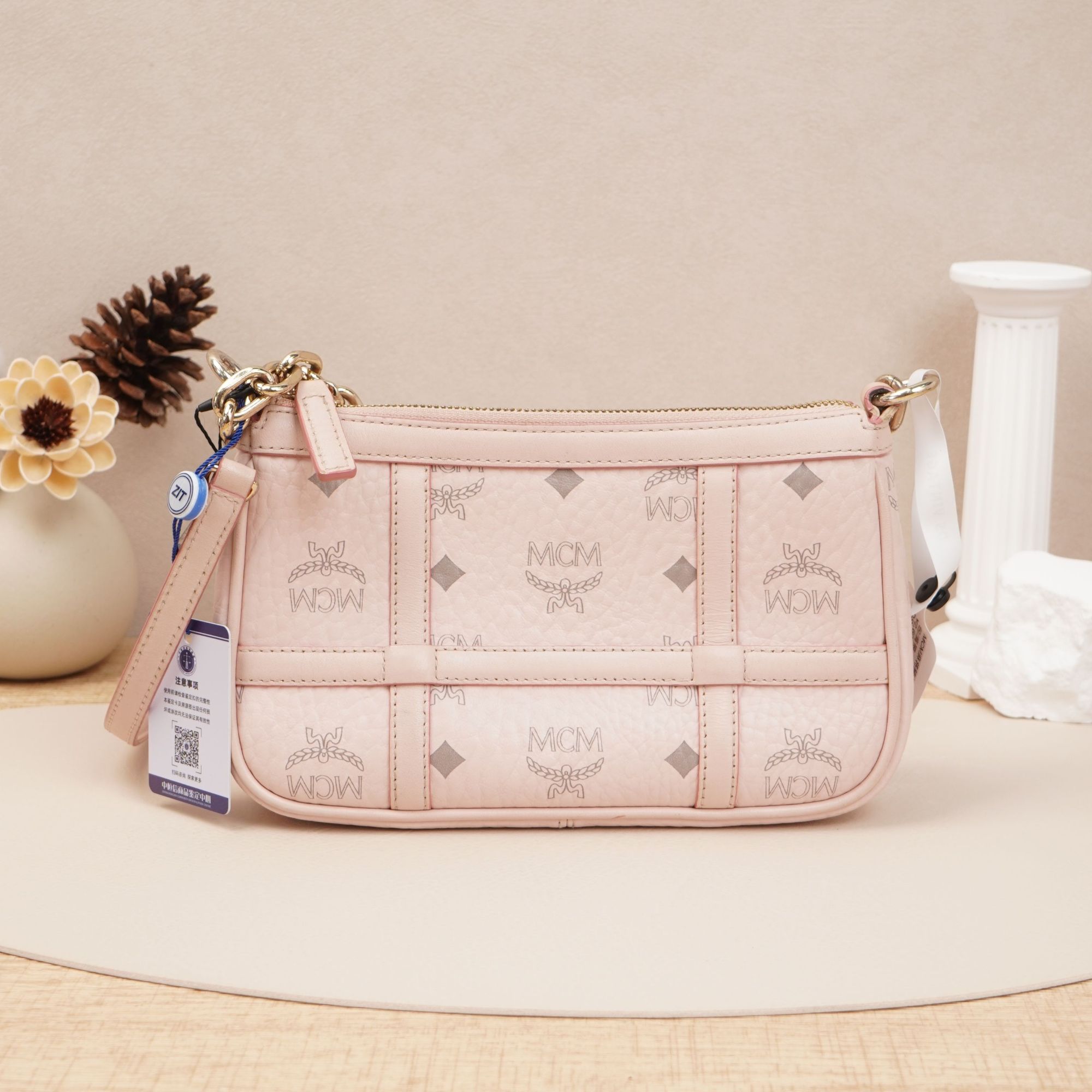 95新 MCM MCM麻将腋下包/肩带/DS020605