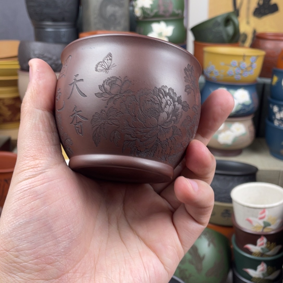 紫砂茶杯紫砂茶杯