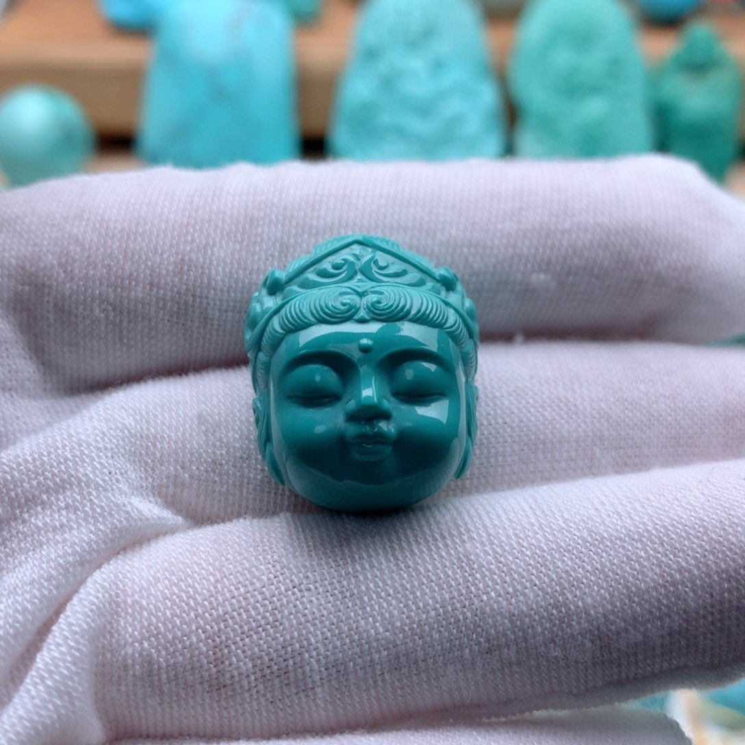 绿松石珠宝奇石未镶嵌j***f