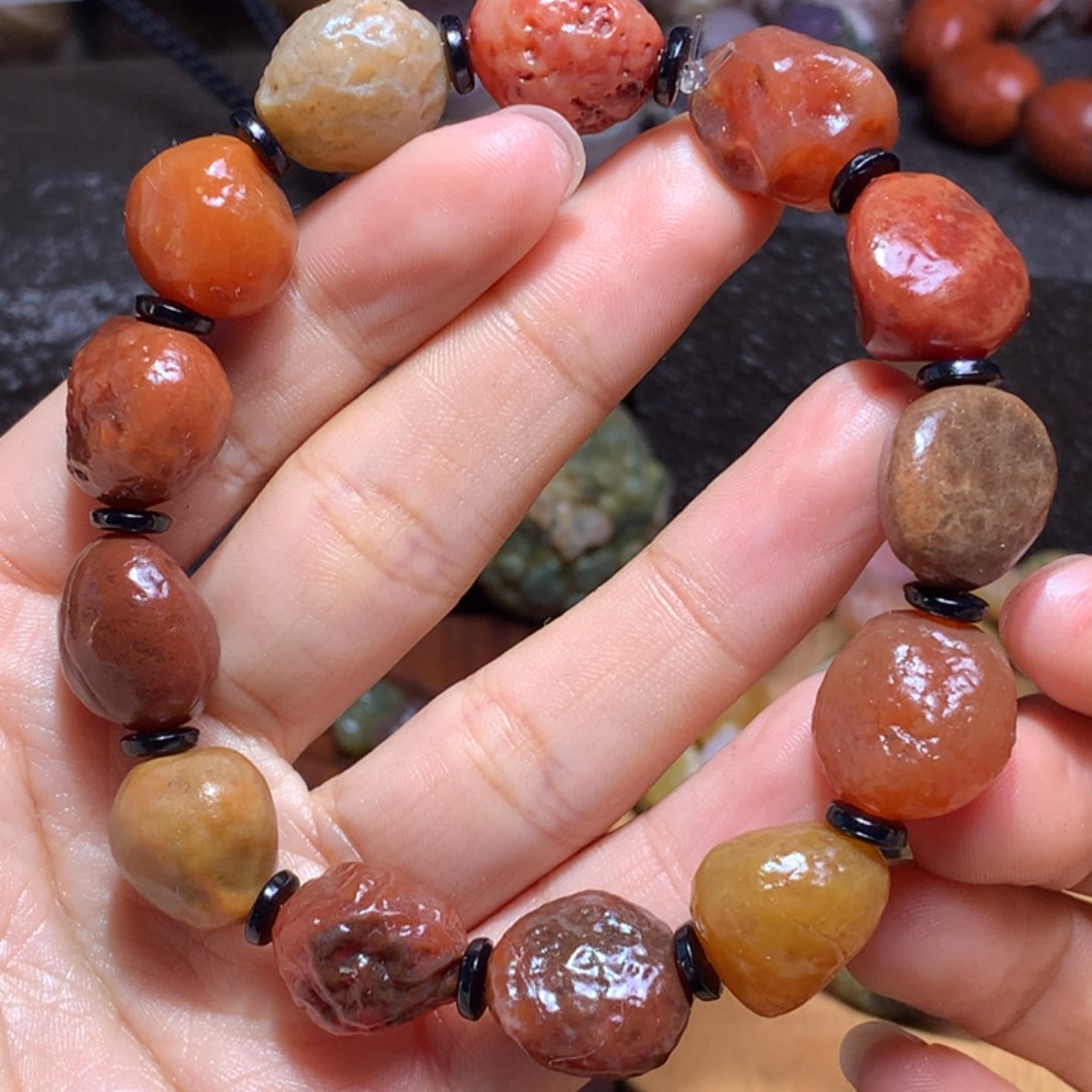 未镶嵌玛瑙/玉髓珠宝半成品