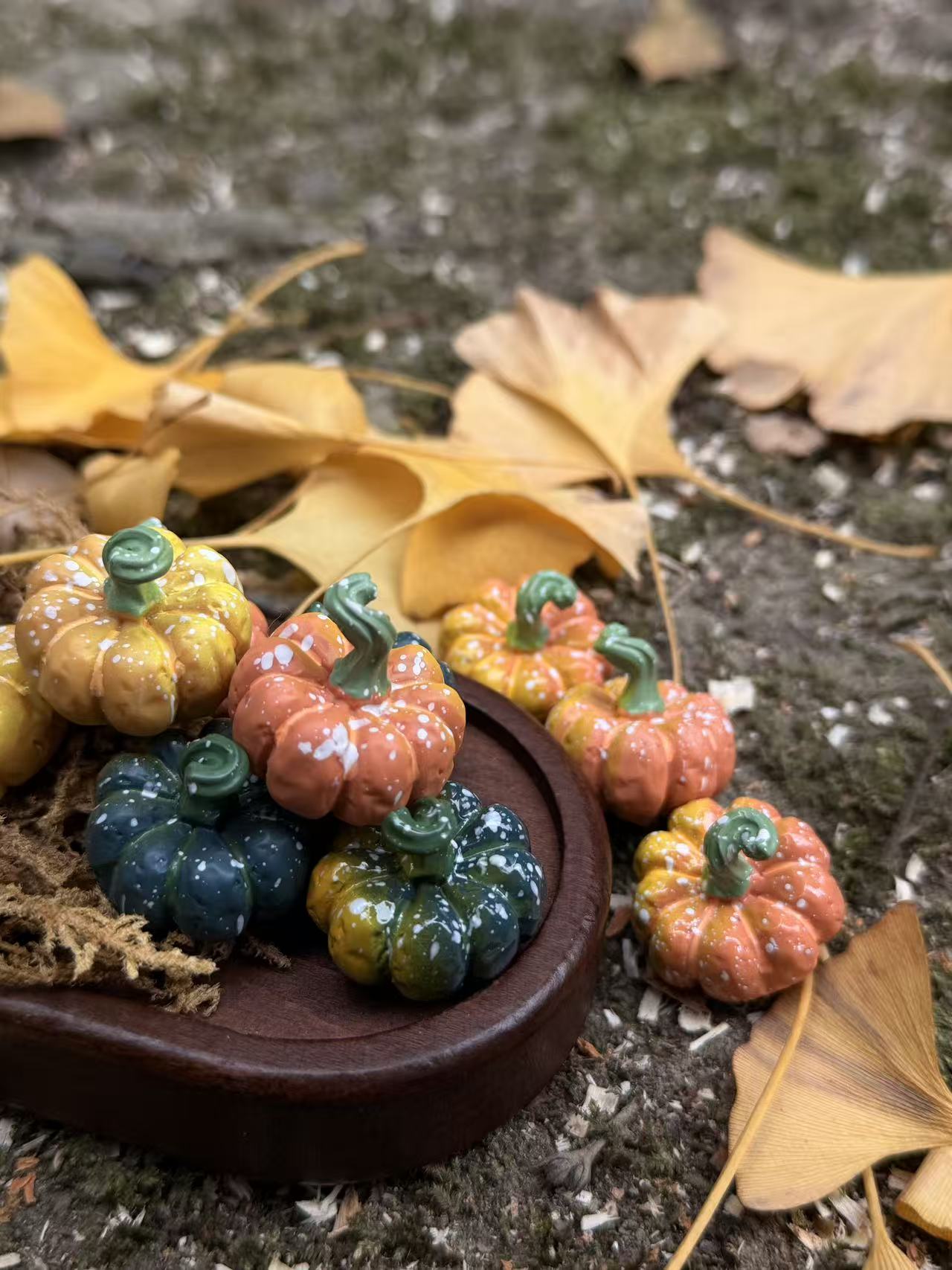 【木目定制】写实南瓜系列DIY仿真食玩树脂配件饰品